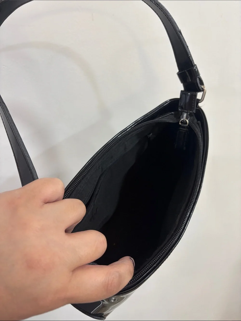 kate spade Black Patent Leather Shoulder Bag